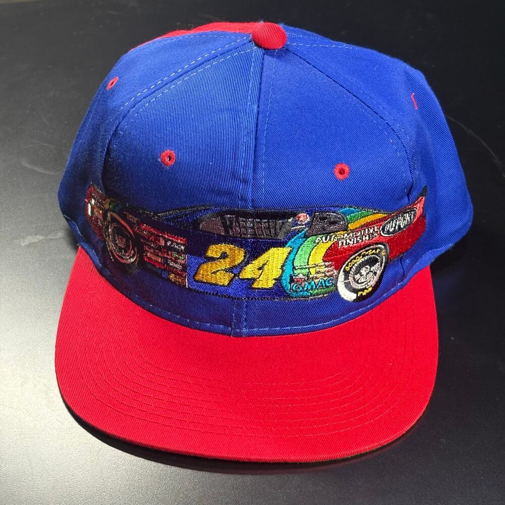 Vintage‎ retro Nascar Baseball Hat Snapback DuPont 24 GMAC RACING Jeff Gordon